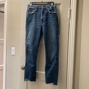 AGOLDE Riley Raw Hem Jean